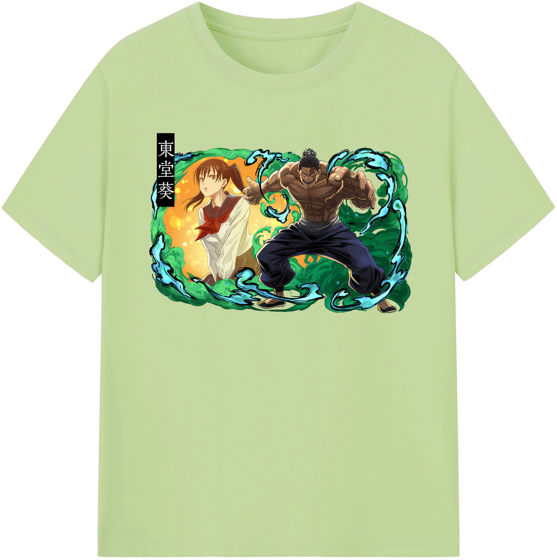 （画像用） 呪術廻戦 Jujutsu Kaisen 綿100％半袖Tシャツ（フロントプリント）